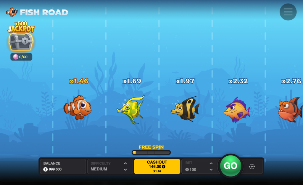 Medium Fish Road game level